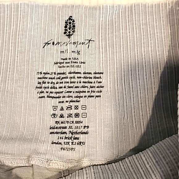 Free People Movement 'Good Karma' Running Shorts, Ice Grey | M/L - Picture 4 of 10